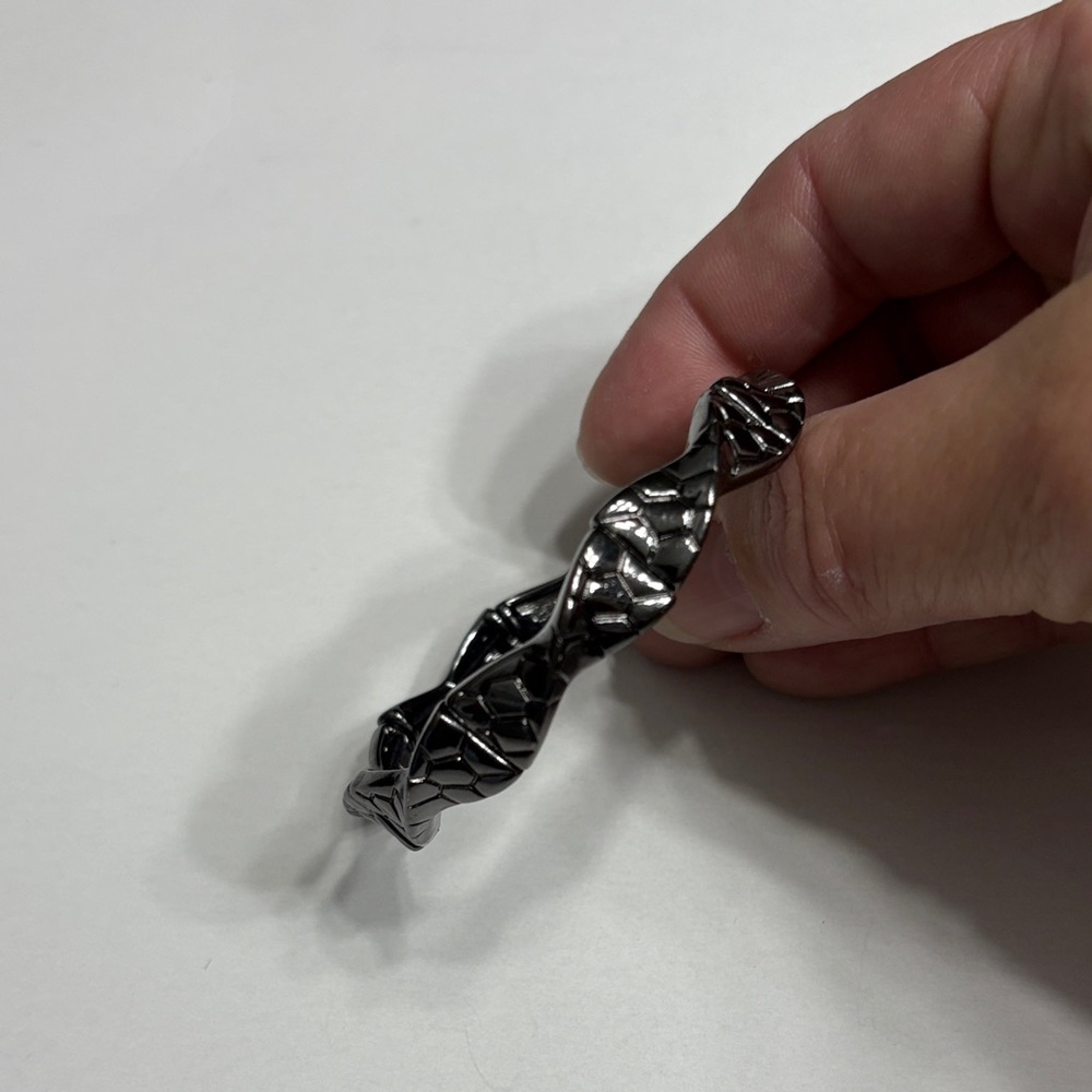Lia Sophia Silver Textured Bracelet